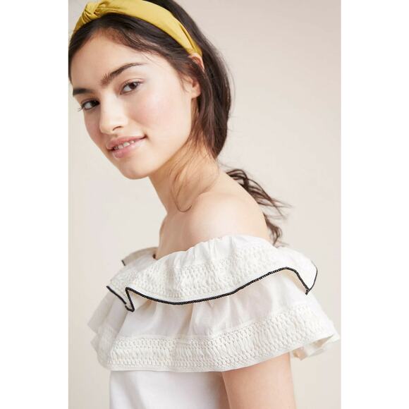 NEW Anthropologie Organza Blouse by Amit Aggarwal Size Small - Picture 2 of 4